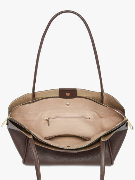 Sac Porté épaule Ida Double Cuir Lancaster Marron ida double 86 vue secondaire 3