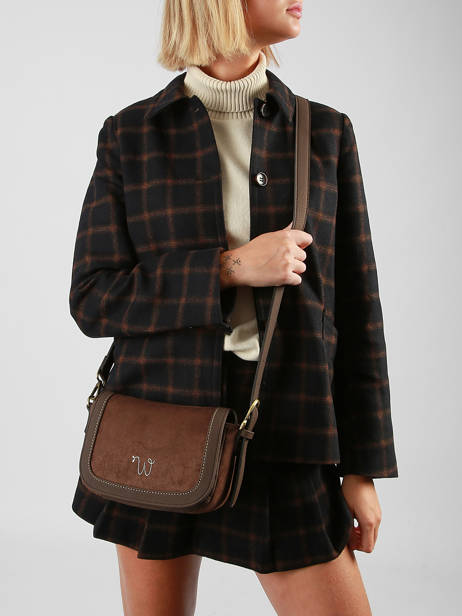 Sac Bandoulière Ellebore Woomen Marron ellebore WHEB03 vue secondaire 1