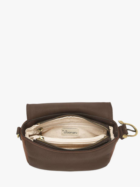 Sac Bandoulière Ellebore Woomen Marron ellebore WHEB03 vue secondaire 4