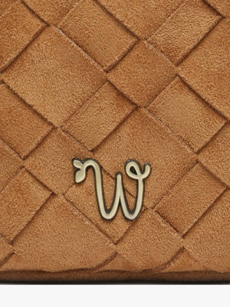 Sac Bandoulière Aubepine Woomen Marron aubepine WAUB45 vue secondaire 3