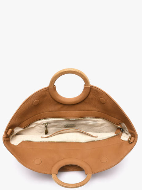 Sac Porté Main Neflier Patchwork Woomen Marron neflier patchwork WNET01 vue secondaire 5