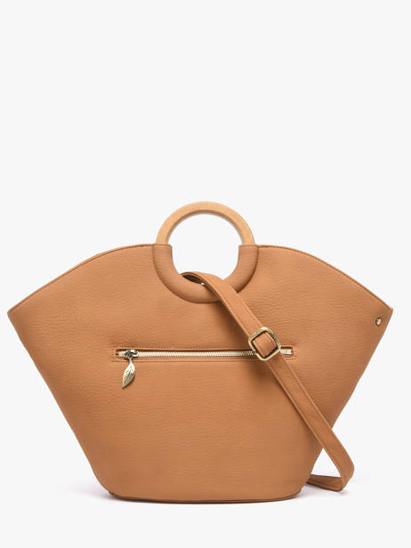 Sac Porté Main Neflier Patchwork Woomen Marron neflier patchwork WNET01 vue secondaire 6