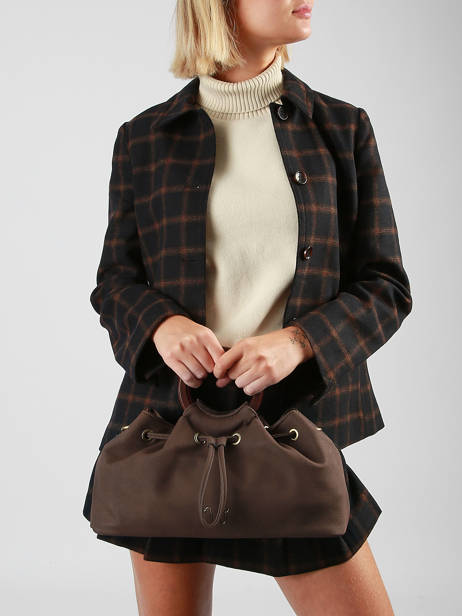 Sac Bandoulière Verveine Woomen Marron verveine WVER04 vue secondaire 2