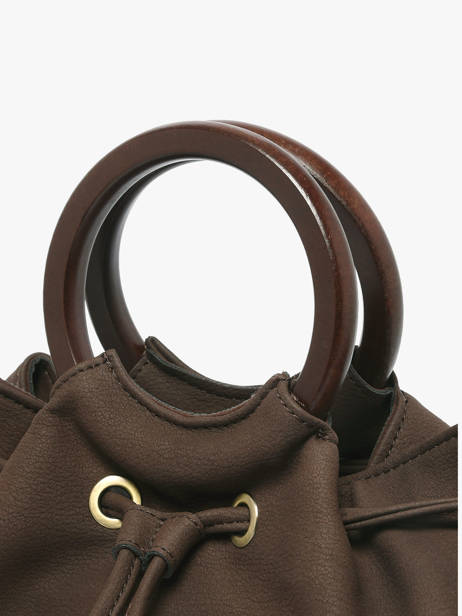 Sac Bandoulière Verveine Woomen Marron verveine WVER04 vue secondaire 4