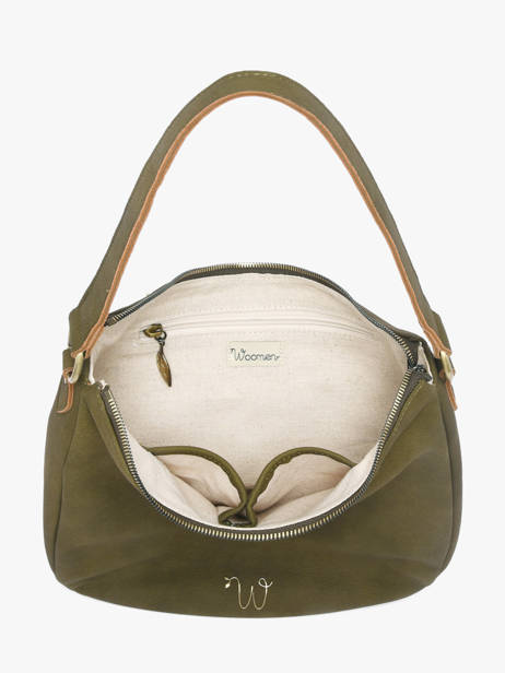 Sac Porté épaule Verveine Polyurethane Woomen Vert verveine WVER10 vue secondaire 5