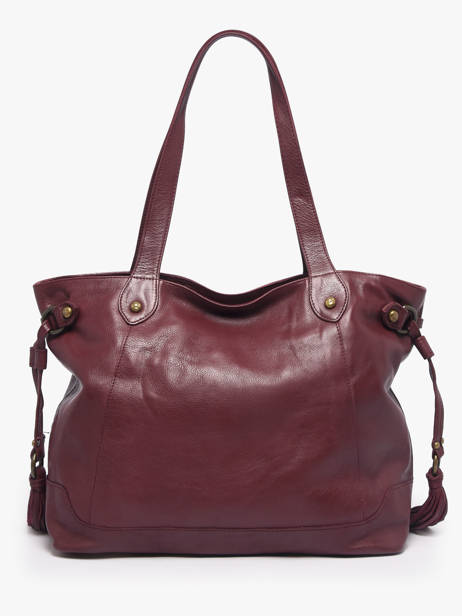 Sac Porté épaule A4 Cow Cuir Basilic pepper Rouge cow 155N vue secondaire 4