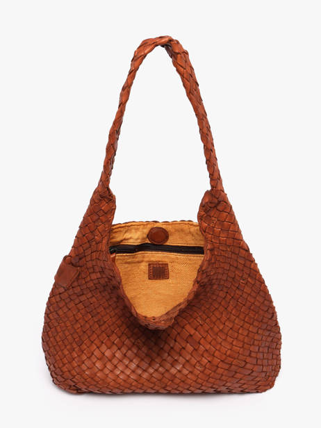Sac Porté épaule Heritage Cuir Biba Marron heritage KIL1L vue secondaire 3
