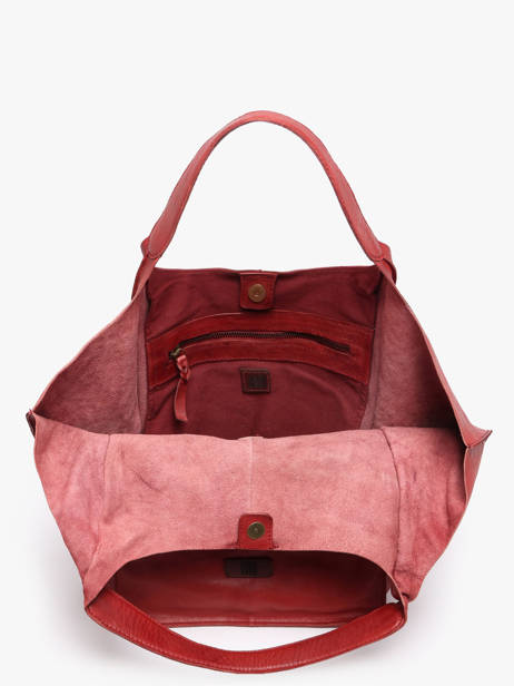 Sac Porté épaule Heritage Cuir Biba Rouge heritage HOM1L vue secondaire 3