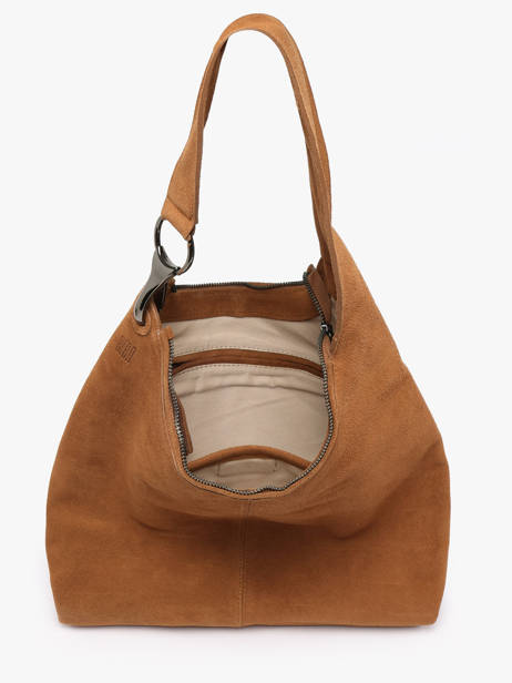 Sac Porté épaule Leather Cuir Biba Marron leather JAP2L vue secondaire 3