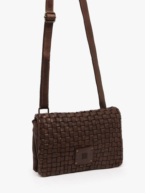 Sac Bandoulière Heritage Cuir Biba Marron heritage KA27 vue secondaire 2