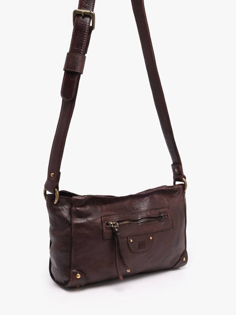 Sac Bandoulière Heritage Cuir Biba Marron heritage AKA3L vue secondaire 2