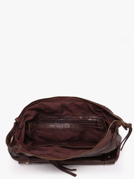 Sac Bandoulière Heritage Cuir Biba Marron heritage AKA3L vue secondaire 3