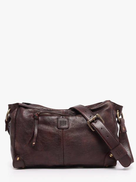 Sac Bandoulière Heritage Cuir Biba Marron heritage AKA3L vue secondaire 4