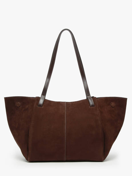 Sac Porté épaule Suede Cuir Lancaster Marron suede 58 vue secondaire 4