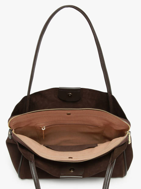Sac Porté Main Suede Ida Cuir Lancaster Marron suede ida 102 vue secondaire 3