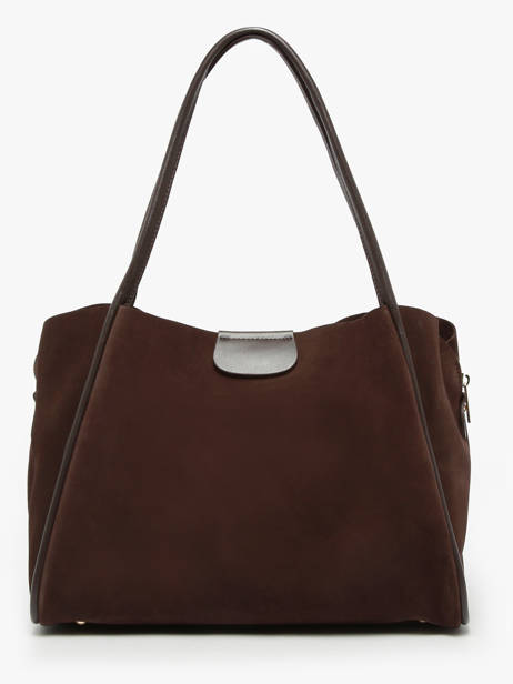 Sac Porté Main Suede Ida Cuir Lancaster Marron suede ida 102 vue secondaire 4