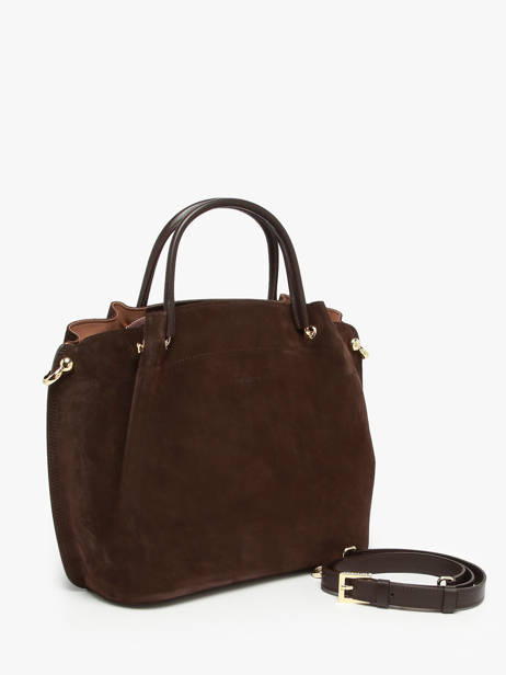 Shoulder Bag Suede Louisa Leather Lancaster Brown suede louisa 104 other view 2