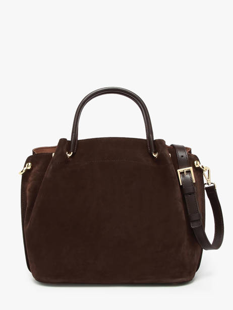 Shoulder Bag Suede Louisa Leather Lancaster Brown suede louisa 104 other view 4