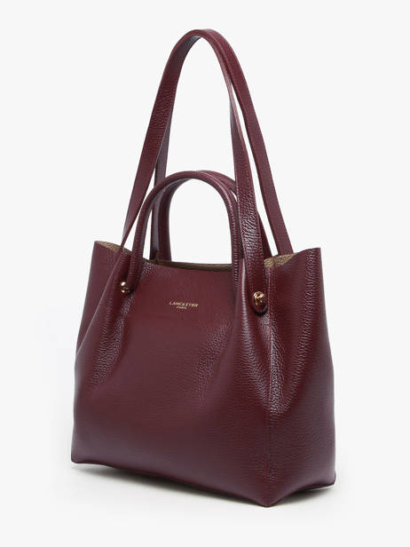 Sac Shopping Foulonne Double Cuir Lancaster Marron foulonne double louisa 20 vue secondaire 2
