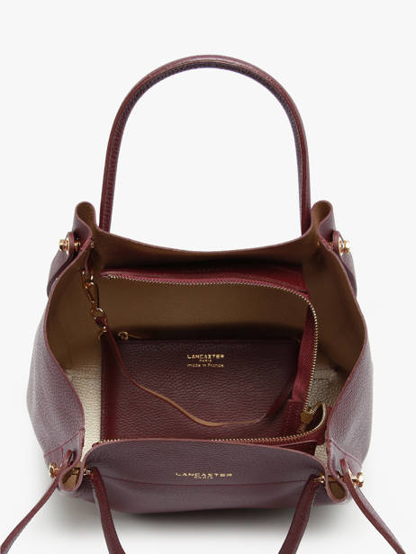 Sac Shopping Foulonne Double Cuir Lancaster Marron foulonne double louisa 20 vue secondaire 3
