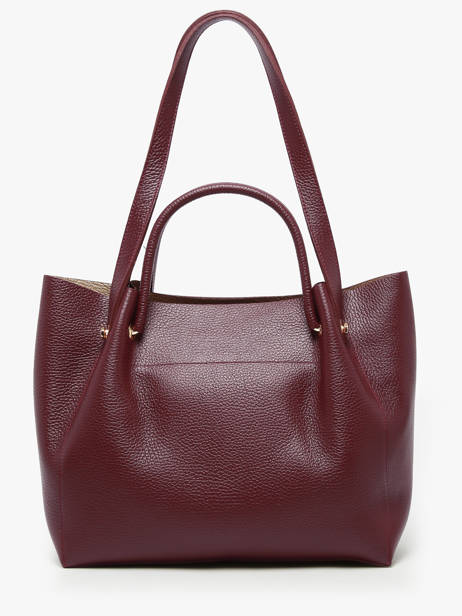 Sac Shopping Foulonne Double Cuir Lancaster Marron foulonne double louisa 20 vue secondaire 4
