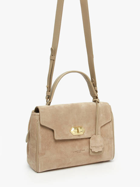 Sac Bandoulière Suede Grace Cuir Lancaster Beige suede grace 71 vue secondaire 2