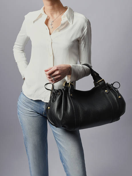 Sac Porté épaule D Light Cuir Gerard darel Noir d light DES01440 vue secondaire 1