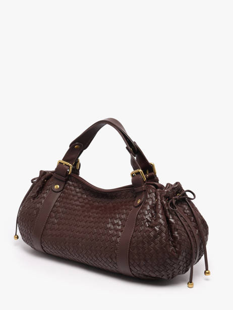 Sac Porté épaule Tresse Cuir Gerard darel Marron tresse DES01478 vue secondaire 2