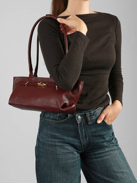 Baguette Caviar Cuir Milano Rouge caviar CA26067 vue secondaire 1