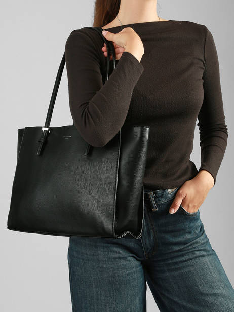 Shopping Bag A4 Dune Polyurethane David jones Black dune 1 other view 1