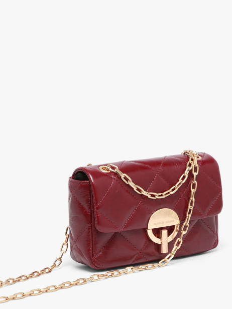 Moyen Sac Moon En Cuir Vanessa bruno Rouge moon 84V40533 vue secondaire 2