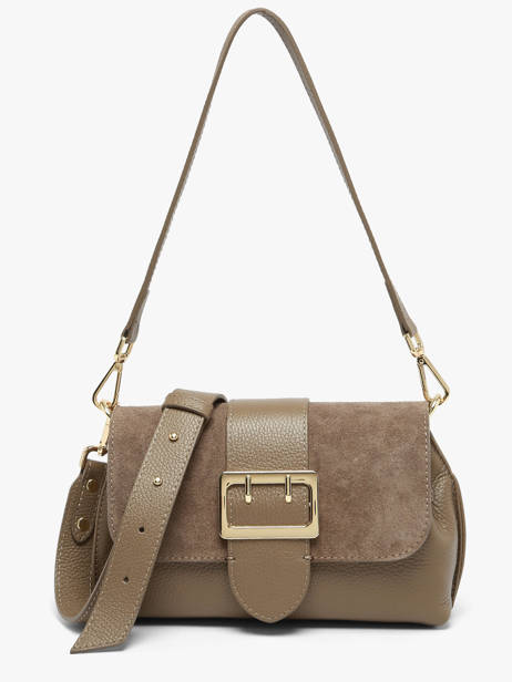 Satchel Velvet Caviar Leather Milano Gray velvet caviar VC25114