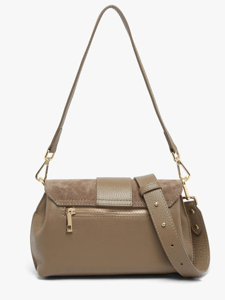 Satchel Velvet Caviar Leather Milano Gray velvet caviar VC25114 other view 4