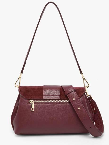 Sac Porté Main Velvet Caviar Cuir Milano Rouge velvet caviar VC25114 vue secondaire 3