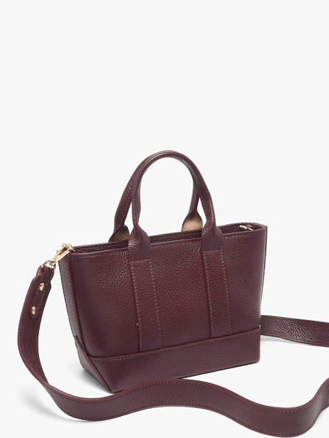 Sac Porté Main Caviar Cuir Milano Rouge caviar CA26066 vue secondaire 1