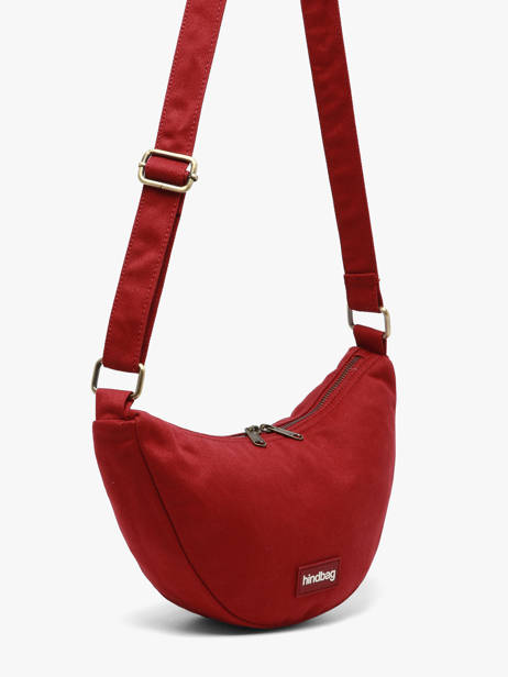 Sac Bandoulière Andrea Coton Hindbag Rouge best seller ANDREA vue secondaire 2