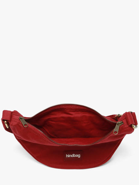Sac Bandoulière Andrea Coton Hindbag Rouge best seller ANDREA vue secondaire 3