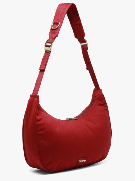 Sac Porté épaule Bianca Coton Hindbag Rouge best seller BIANCA vue secondaire 2