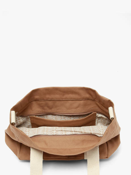 Sac Porté Main Louise Coton Hindbag Marron best seller LOUISE vue secondaire 3