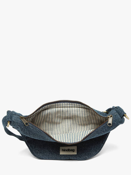 Sac Bandoulière Denim Coton Hindbag Bleu denim DE vue secondaire 3