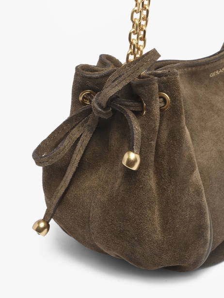 Sac Bandoulière Studio Cuir Gerard darel Beige studio DES07400 vue secondaire 3