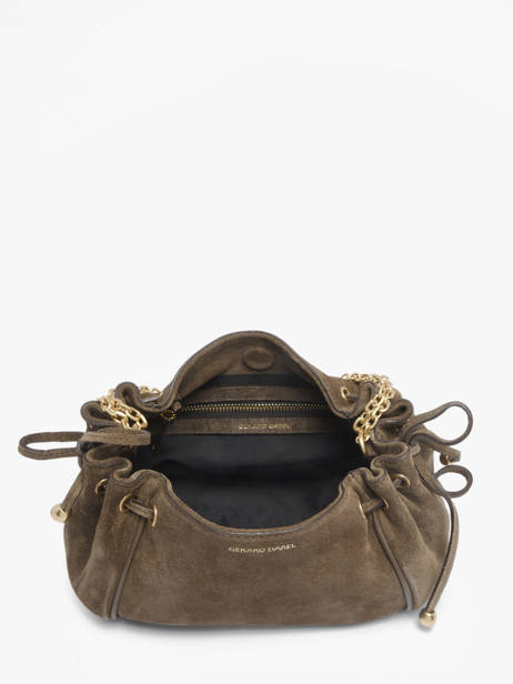 Sac Bandoulière Studio Cuir Gerard darel Beige studio DES07400 vue secondaire 4