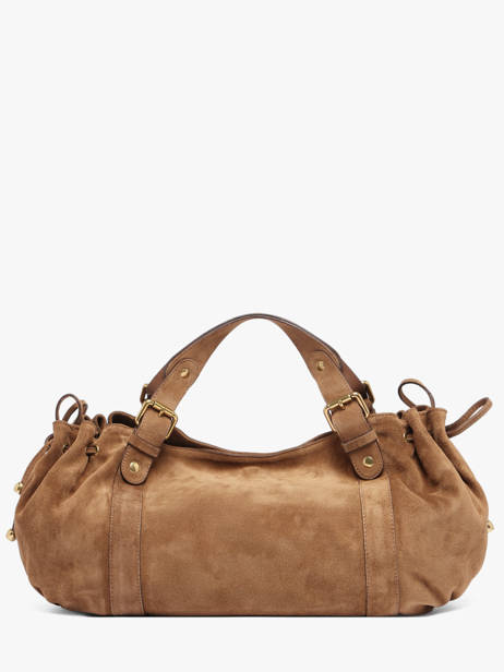 Sac Porté épaule Folk Cuir Gerard darel Beige folk DES01407 vue secondaire 5