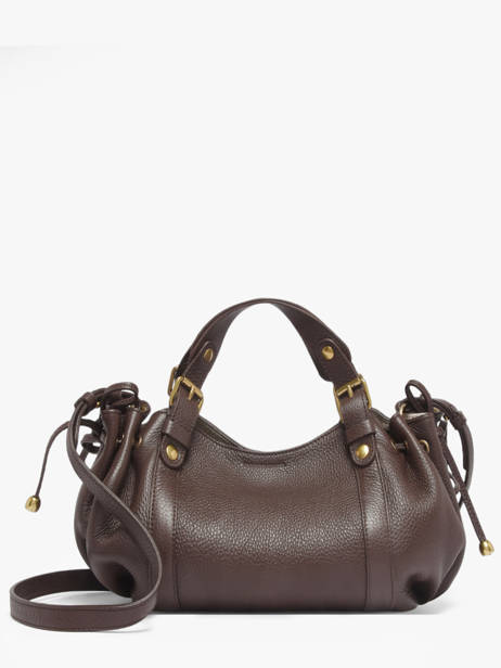Sac Bandoulière Icone Cuir Gerard darel Marron icone DES73440