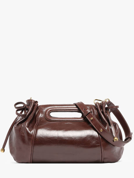 Sac Bandoulière Folk Light Cuir Gerard darel Marron folk light DES08419 vue secondaire 5