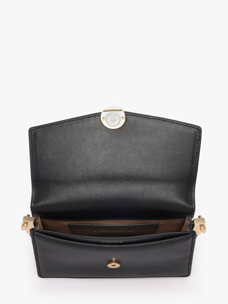 Sac Porté épaule Tennis Bliss Cuir Lacoste Noir tennis bliss NF5104IT vue secondaire 3