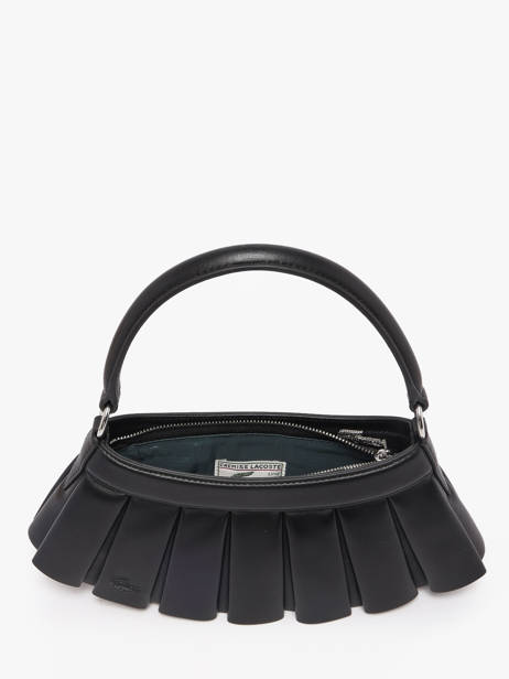 Sac Porté épaule Lenglen Cuir Lacoste Noir lenglen NU5465DP vue secondaire 3