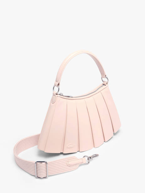 Sac Porté épaule Lenglen Cuir Lacoste Rose lenglen NU5011DP vue secondaire 2