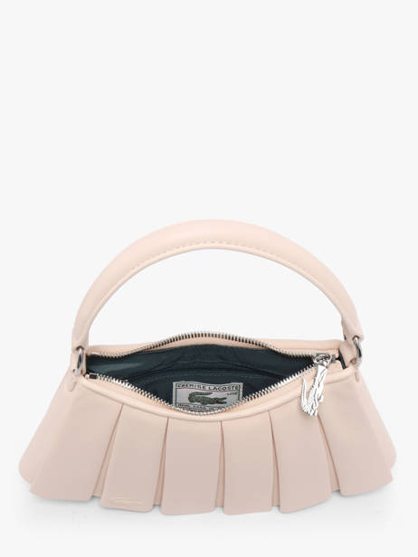 Sac Porté épaule Lenglen Cuir Lacoste Rose lenglen NU5011DP vue secondaire 3