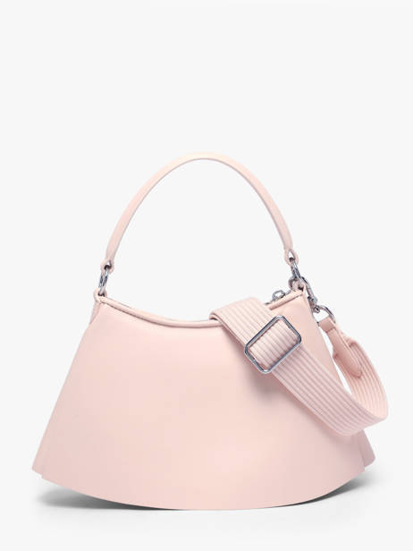 Sac Porté épaule Lenglen Cuir Lacoste Rose lenglen NU5011DP vue secondaire 4